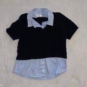 Maeve collared top (medium)